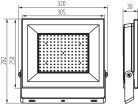 LED reflektor GRUN 150W 4000K 31395 (MiLedo)