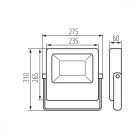 LED reflektor FL AGOR 100W 4000K 33470 (Kanlux)