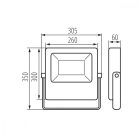 LED reflektor FL AGOR 150W 4000K 33471 (Kanlux)