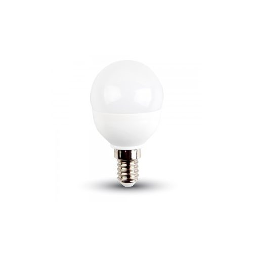 5,5W V-TAC PRO LED izzó E14 kisgömb 3000K meleg fehér 5 év garancia