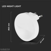 LED éjszakai fény 0,45W beépített alkonykapcsolóval 3000K - PRO20017