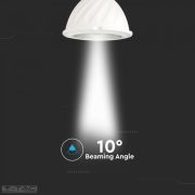 6W LED spotlámpa Samsung chip GU10 lencsés 10° 3000K - PRO20026