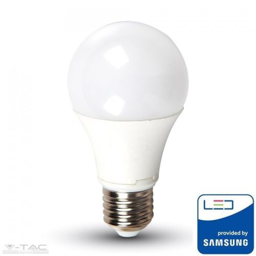 11W LED izzó Samsung chip E27 A60 3000K 5 év garancia - PRO231 (V-TAC)