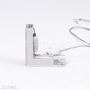 Külső sarok toltó süllyeszthető linerár lámpatesthez fehér VT-7-41-L - PRO389 - V-TAC