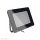 400W Slim fekete reflektor Samsung chip 120lm/W 4000K - PRO964 (V-TAC)