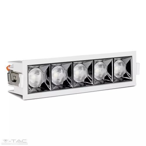 20W LED lineár mélysugárzó fehér Samsung chip 12° CRI>90 UGR<19 2700K - PRO981 (V-TAC)