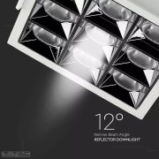 36W LED mélysugárzó fehér Samsung chip 12° CRI>90 UGR<19 4000K - PRO983