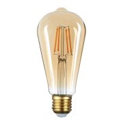   OPTONICA Dimmelhető  Vintage Filament Izzó E27  8W  700lm  meleg fehér  arany üveg  Edison  1322