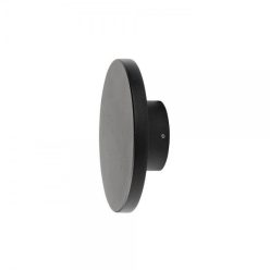   LED 12 W LED fali lámpa kerek fekete IP65 meleg fehér 2090 (Optonica)