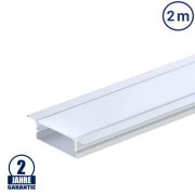 OPTONICA LED profil 41x10mm eloxált beépítés 2m SET 5118