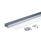 LED profil 40x20mm eloxált szerkezet 2m SET 5121 (Optonica)