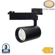   OPTONICA  35W LED COB 3Ph. Professzionális pálya spotlámpa meleg fehér fekete 5332