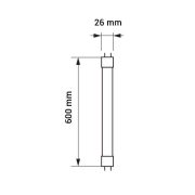 OPTONICA LED fénycső  T8  9W  28x600mm  hideg fehér  5511