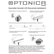 OPTONICA LED fénycső  T8   7W  25.4x600mm  hideg fehér  5541