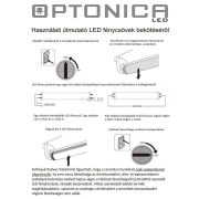 OPTONICA LED fénycső/ üveg  T8  18W  30x1200mm  nappali fehér  5605