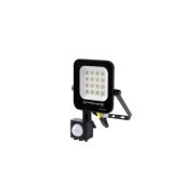    OPTONICA LED SMD reflektor 10 W ,fekete ház mozgásérzékelővel , hideg fehér 5771