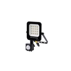    OPTONICA LED SMD reflektor 10 W , fekete ház mozgásérzékelővel , nappali fehér 5772