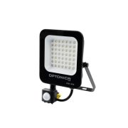    OPTONICA LED SMD reflektor 30 W ,fekete ház mozgásérzékelővel , hideg fehér 5766