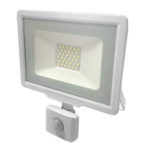 SMD2 LED REFLEKTOR / mozgásérzékelős / 30W / Fehér / meleg fehér (5938) (Optonica)