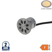   Optonica 1.3W LED víz alatti dekorációs süllyesztett lámpa 24V IP68 meleg fehér/ 595