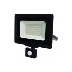   SMD2 LED REFLEKTOR mozgásérzékelős 50W fekete hideg fehér 5950 (Optonica)