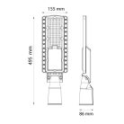 LED Utcai Lámpa 60W 8100Lm hideg fehér 9158 (Optonica)