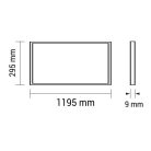 LED panel (1200 x 300 mm) 45W - meleg fehér (Optonica)