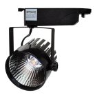 BELTÉRI LED REFLEKTOR / 12W / fekete / meleg fehér / FL5117 (Optonica)