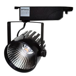   OPTONICA BELTÉRI LED REFLEKTOR / 12W / fekete / meleg fehér / FL5117