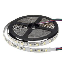   Optonica Prémium SMD LED szalag beltéri /60LED/m/16w/m/SMD 5050/24V/RGB+hideg fehér/ST4481