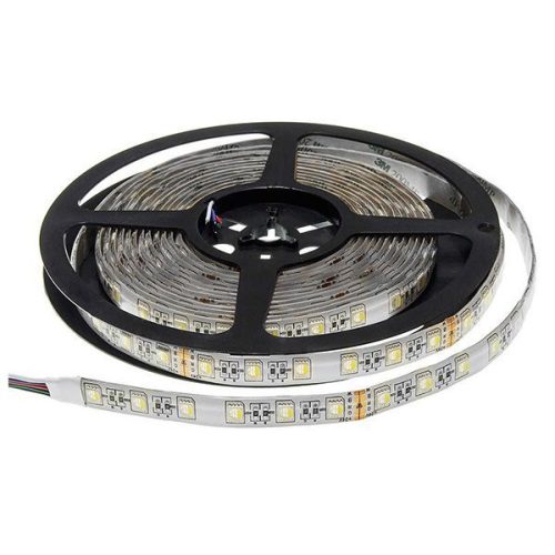 Optonica Prémium SMD LED szalag /kültéri/60LED/m/16w/m/SMD 5050/24V/RGB+hideg fehér/ST4483