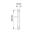 LED fénycső / T8 / 23W /28x1500mm/ meleg fehér/ TU5668 (Optonica)